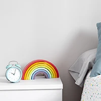 Chambre Enfant - Table de nuit - Arc En Ciel Buzz l'éclair